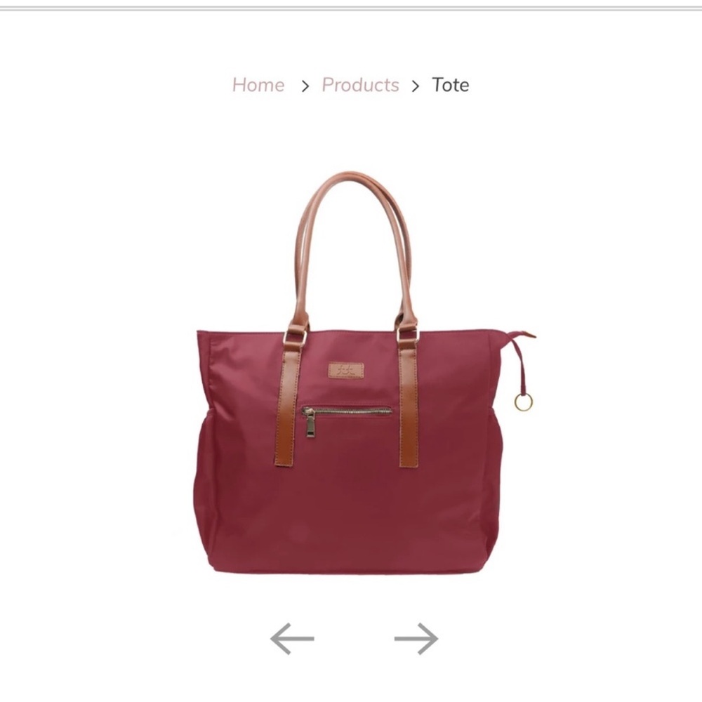 The Teacher Tote— NEW, maroon burgundy original $90 bag AMAZING!